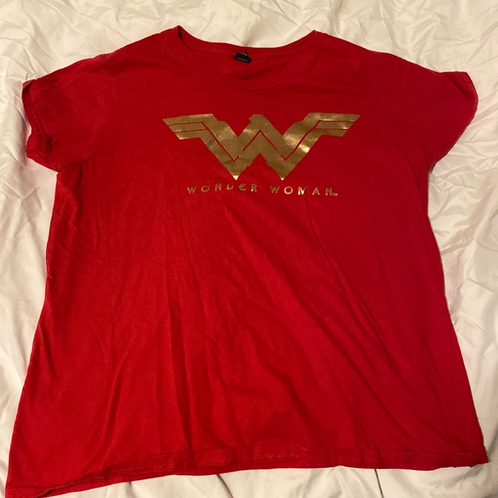 Red Wonder Woman Tee
